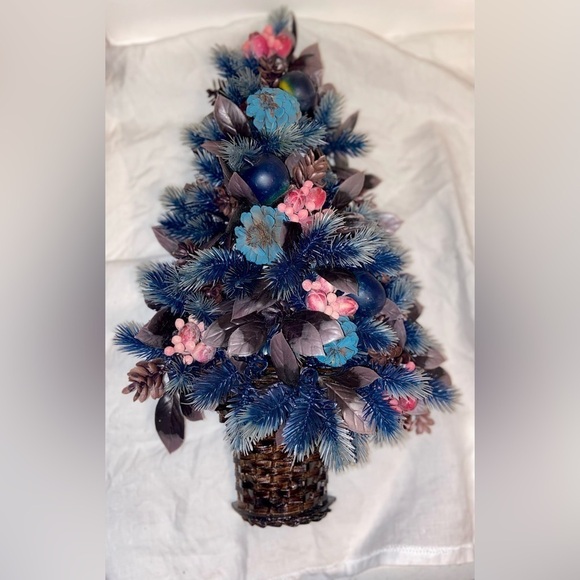 3/55$ Home decor Wall Holiday Christmas‎ Tree decoration blue themed - Picture 6 of 12